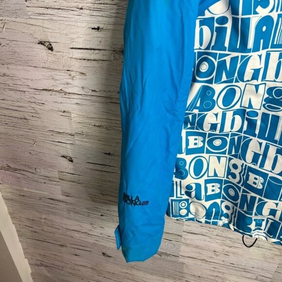 Billabong Snowboarding ski  jacket coat blue white size medium - Picture 11 of 11